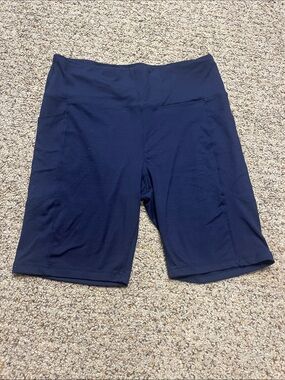 ⭐️3/$20 LuLaRoe Navy High-Rise Bike Shorts with Side Pockets